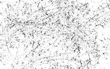  Black isolated on white. Grunge texture white and black. Sketch abstract to Create Distressed Effect