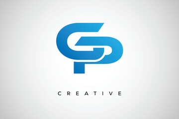 GP Creative Monogram Letter mark Logo &ndash; Modern Branding Design & Business Identity
