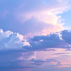 Pastel cloudscape