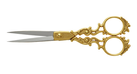 Antique Gold Embellished Scissors.
