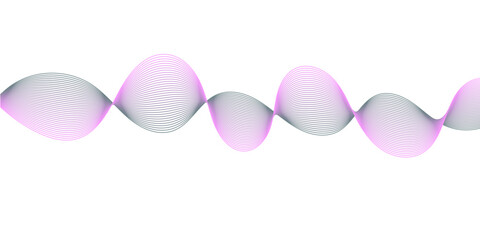 Pink Grey Gradient Abstract Wave Line Background