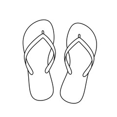 flipflops, icon, vector, sandals, outline, footwear, beach, summer, casual, shoes, graphic, illustration, design, vacation, travel, comfort, tropical, sole, straps, open, minimal, clipart, silhouette,