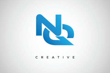 NQ Creative Monogram Letter mark Logo – Modern Branding Design & Business Identity