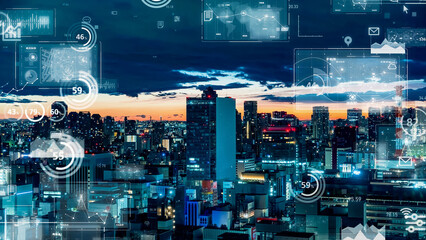 現代都市と統計データ