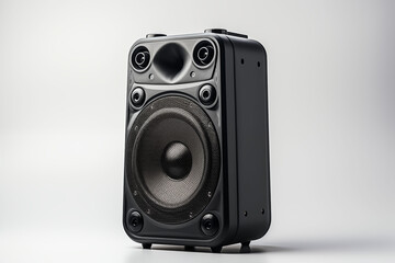 Fototapeta premium Portable speaker isolated on white background