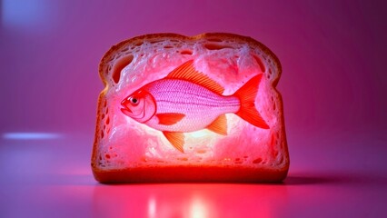 Luminous Fish Bread Gourmet Art Scene
