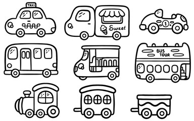 Set of vehicles