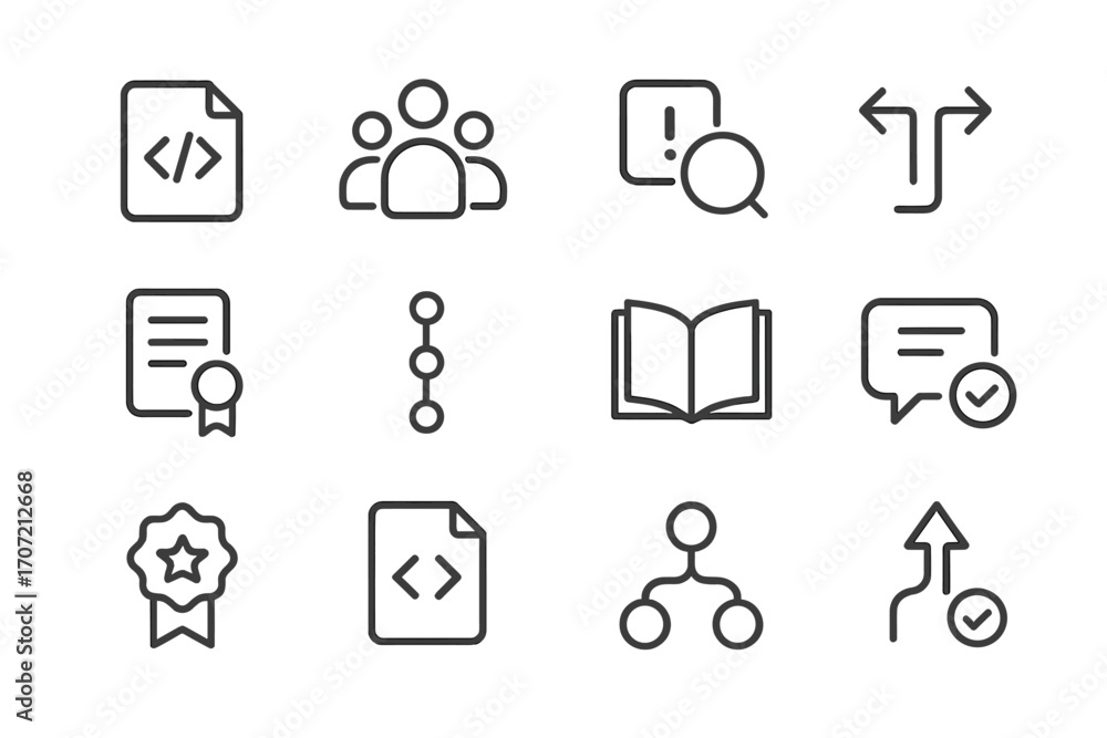Poster open wiki issue source chat contributors request vector icon approval icons forking