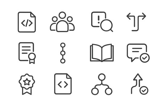 Open wiki issue source chat contributors request vector icon approval icons forking