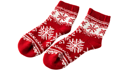 christmas sock isolated on white background