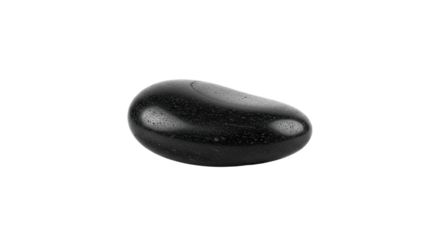 Black Polished Stone Smooth Surface.