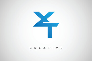 XT Creative Monogram Letter mark Logo &ndash; Modern Branding Design & Business Identity