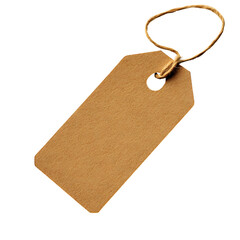 Blank Brown Kraft Paper Tag with Jute String