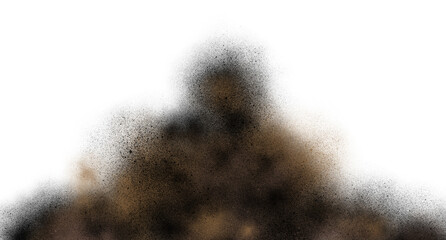 Abstract Soil Powder Cloud for Dramatic Scenes