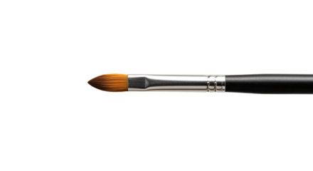 Closeup of a professional makeup brush.