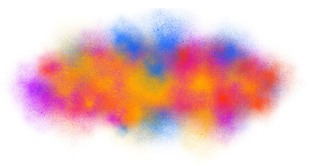 Multicolor Dust Explosion for Celebration Design
