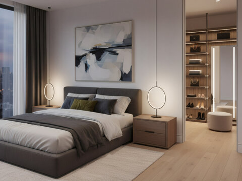 Modern Minimalist Bedroom