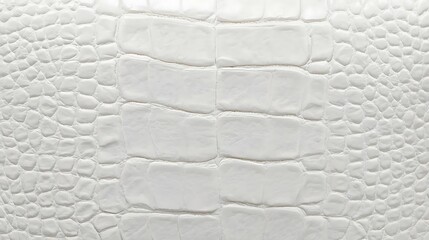 White crocodile leather texture