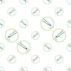 Hair Iron Icon Seamless Pattern M_2509002