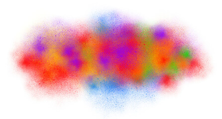 Abstract Multicolor Powder Explosion element