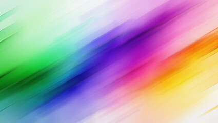 Diagonal Abstract Rainbow Color Streaks with Green Purple Pink and Orange background motion