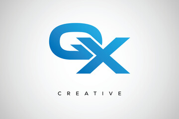 QX Creative Monogram Lettermark Logo &ndash; Modern Branding Design & Business Identity