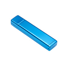 Sleek Blue Rectangular Object