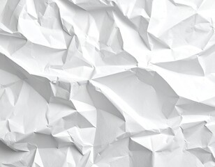 Wrinkled white paper texture (2)