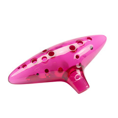 Pink Ocarina: Musical Instrument Close-Up