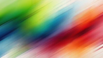 Diagonal Streaks of Green Blue Red and Orange Abstract Background Keywords: abstract, background, color, diagonal, streaks, motion, blur, gradient, spectrum, vibrant, bright, light, green, blue