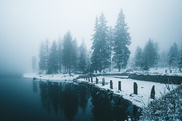 Winter in the Harz mountains