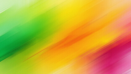 Diagonal Streaks of Green Yellow Orange and Pink Abstract Background Keywords: abstract, background, color, diagonal, streaks, motion, blur, gradient, spectrum, vibrant, bright, light, green
