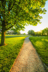 Festetics Palace is located in the town of Keszthely, Zala, Hungary near the Lake Balaton.