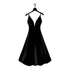 elegant dress on mannequin