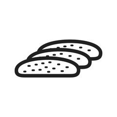 Four slices of bread perfect for a simple meal or snack representing freshness and wholesomeness