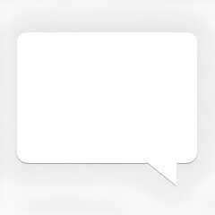 Fototapeta premium white speech bubble