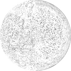 Sprayed black half circle form .Graffiti art design . Noise dispersion circle . Spray effect .Grunge texture . Distressed element .vector
