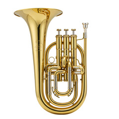 Fototapeta premium Tenor Horn Brass Instrument