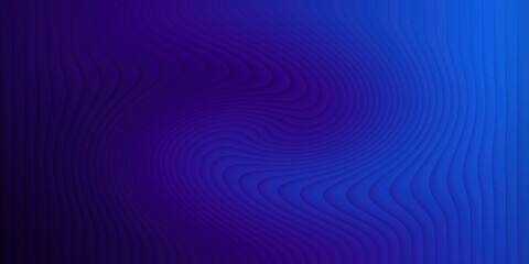 Abstract dark blue background with wavy lines and gradient color effect
