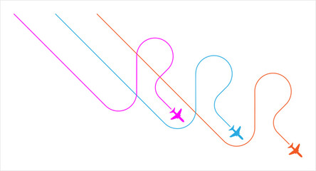 Airplane Flying Formation Y_2411006