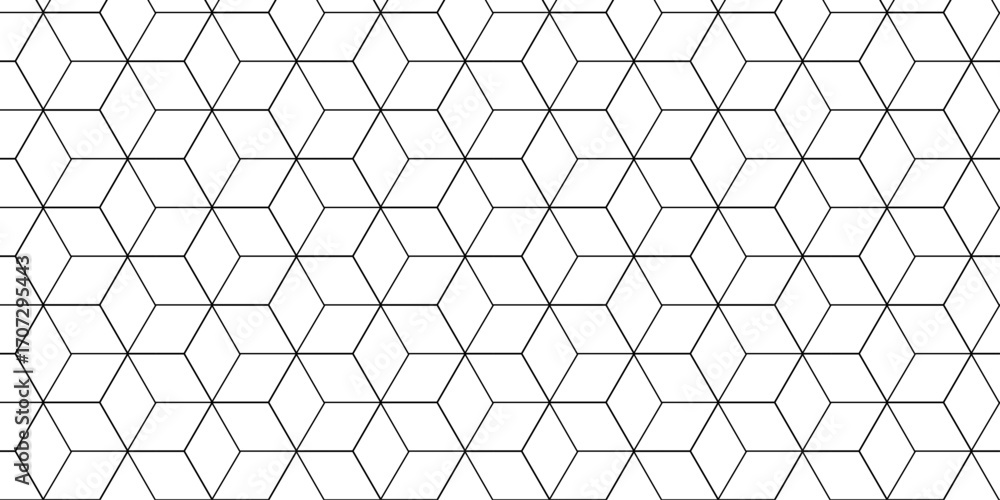 Poster vector grid line box and metal cube creative geometric fabric abstract tiles gradient web tech conne