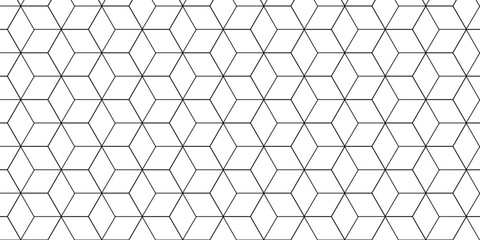 Vector grid line box and metal cube creative geometric fabric abstract tiles gradient web tech connection triangle diamond honeycomb hexagon art.	