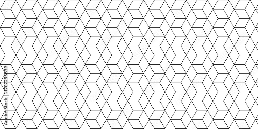 Poster vector grid line box and metal cube creative geometric fabric abstract tiles gradient web tech conne