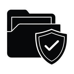 Folder With Shield And Checkmark