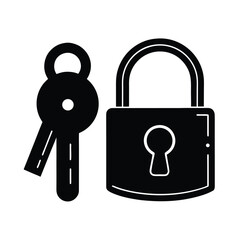 Key And Lock Privacy Icon