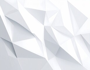 Obraz premium Abstract white polygonal pattern