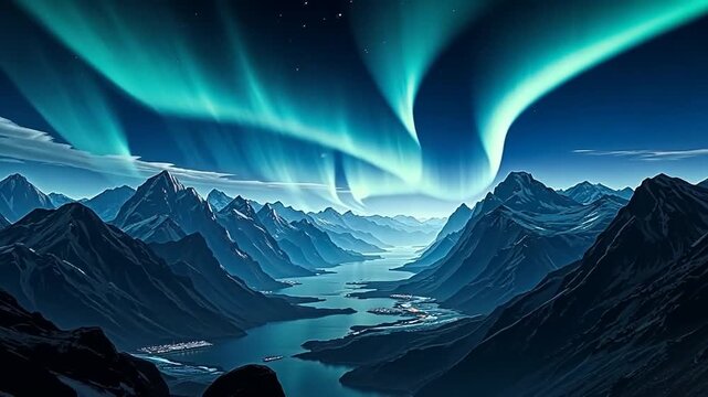sunrise in the mountains