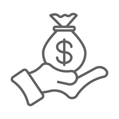 Money Holdings icon design