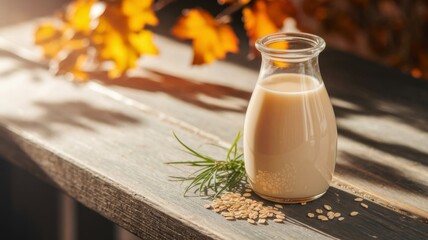 Glass Bottle of Milk