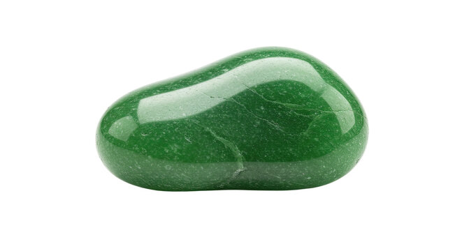 Green polished gemstone smooth surface natural 3.